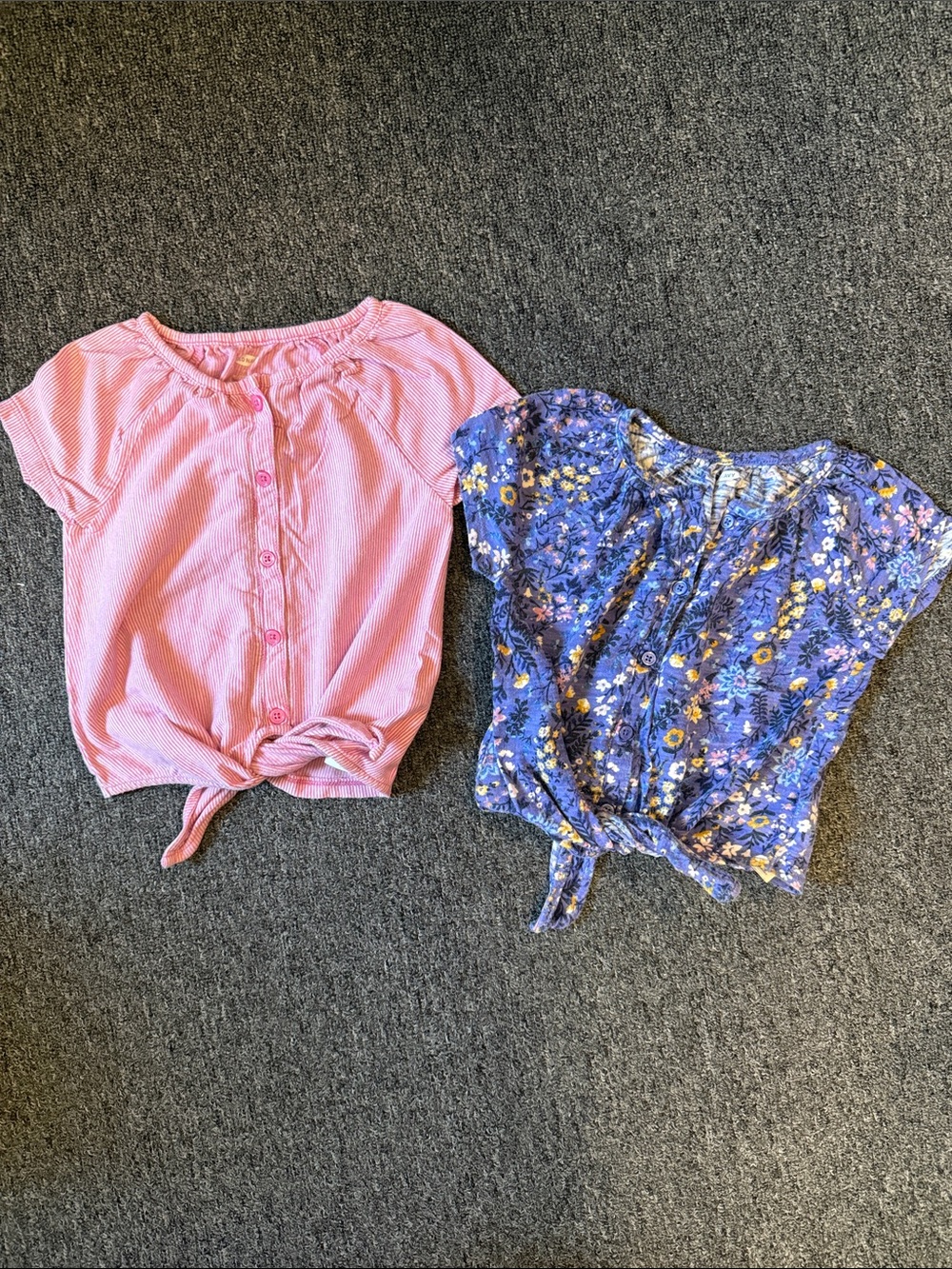 Old Navy Girls T Shirts Short Sleeve Tie Waist 2T